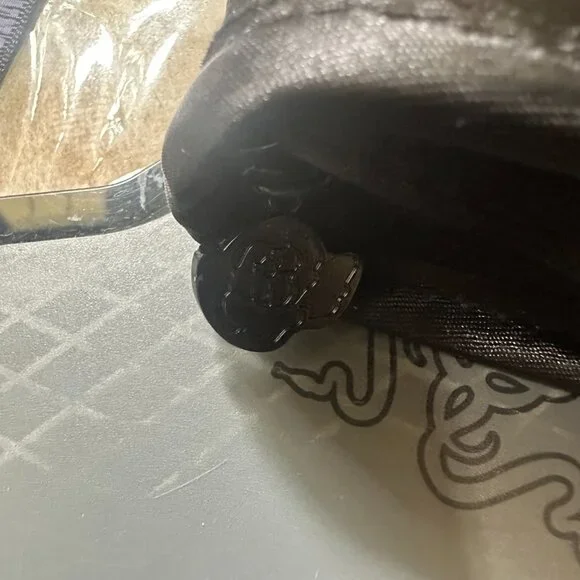 Anna Sui Makeup Pencil Case Pouch Small Bag 8" x 4.5" x 1" Butterfly Floral - Picture 4 of 4